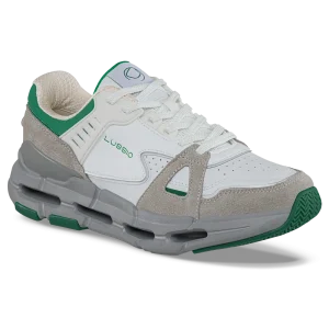 Zapato para hombre casual deportivo Denzaro blanco-gris