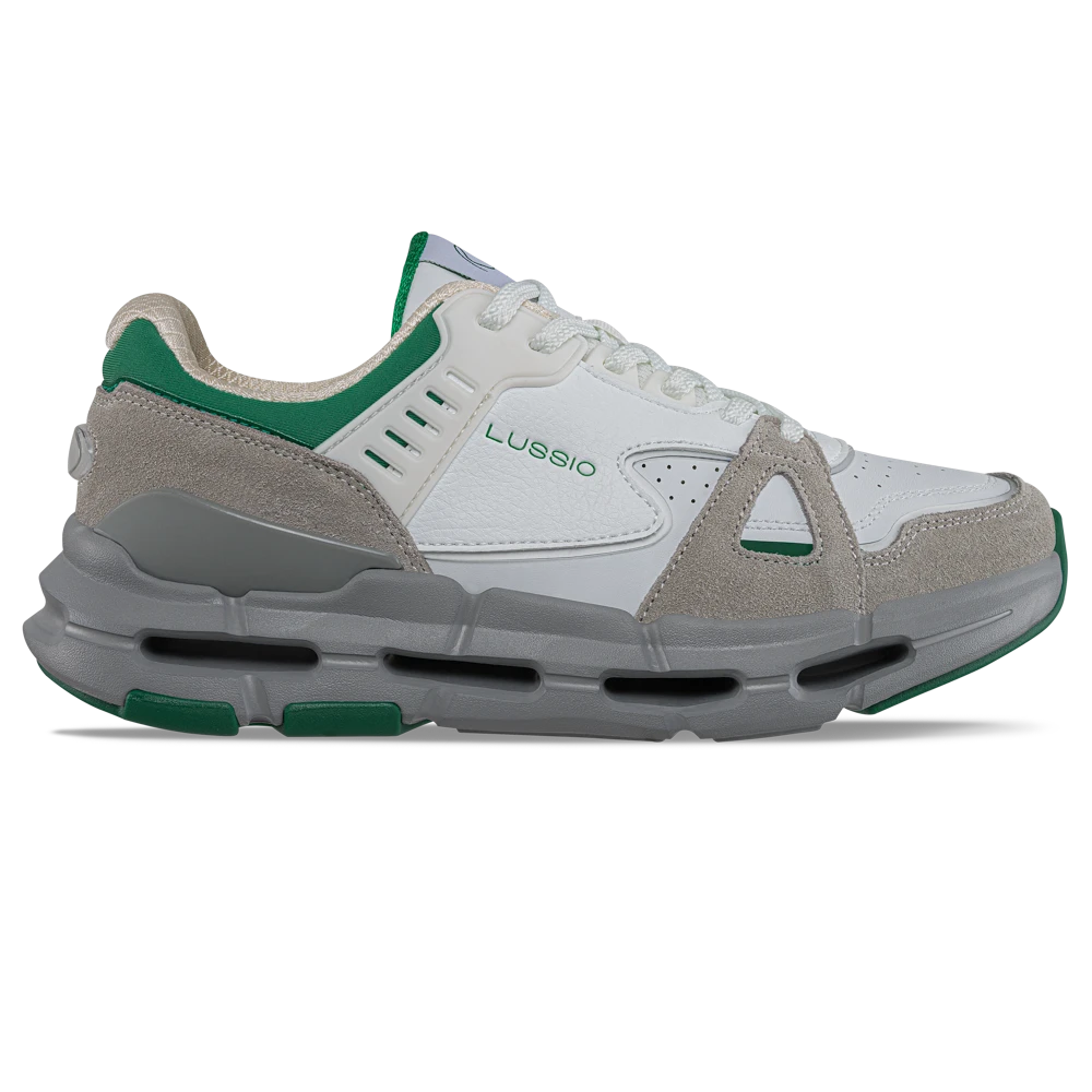 Zapato para hombre casual deportivo Denzaro blanco-gris